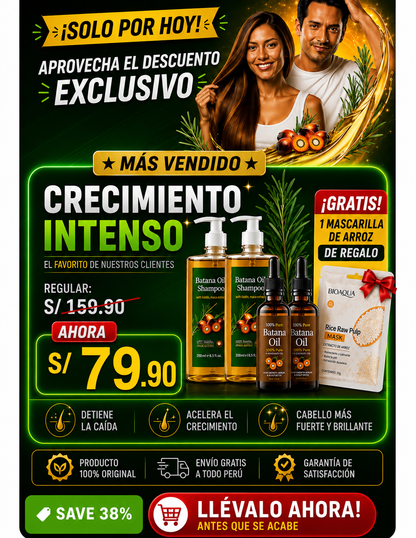 🌿 KIT CRECIMIENTO CAPILAR BATANA