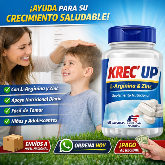 KREC’ UP – Apoyo Natural para el Crecimiento y Desarrollo