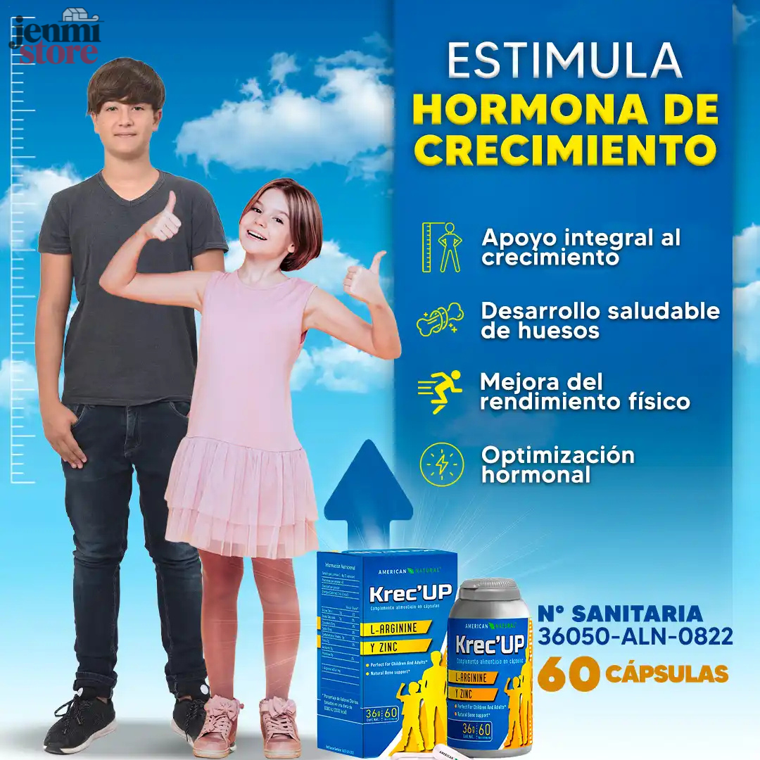 KREC’ UP – Apoyo Natural para el Crecimiento y Desarrollo
