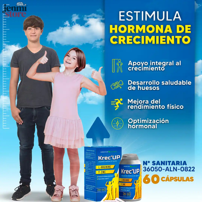 KREC’ UP – Apoyo Natural para el Crecimiento y Desarrollo